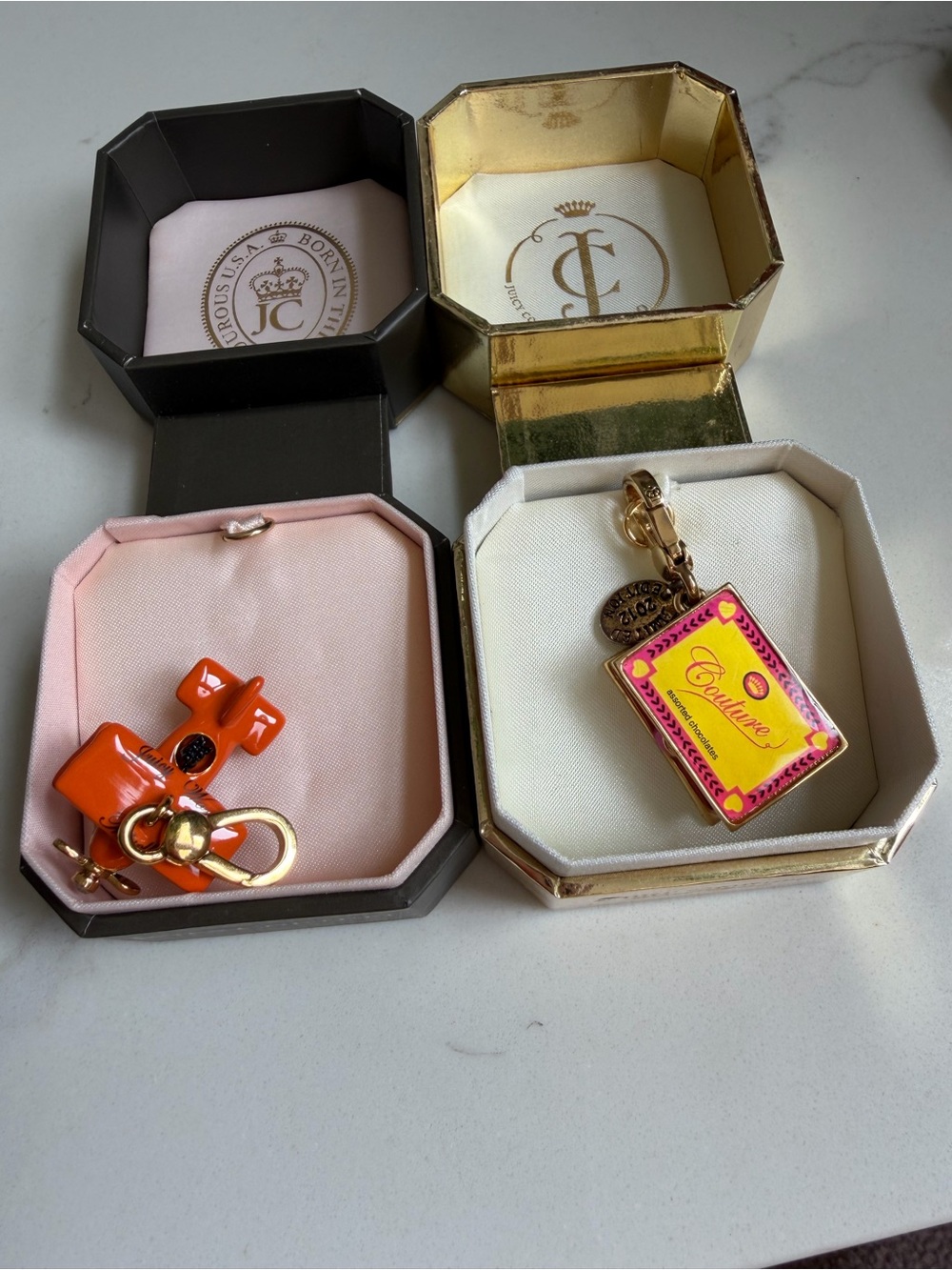 Juicy Couture Juicy Couture box of candy and Airelaine charms